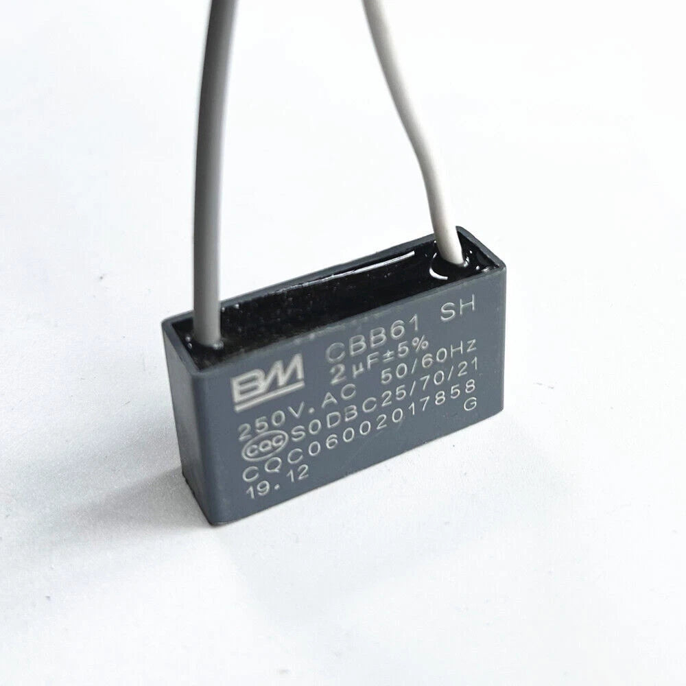 CBB61 250V Capacitor 2 wires 1/2/3/3.5/4/5/6/7/8/9/10/12/15/18/20/24/25/30 UF