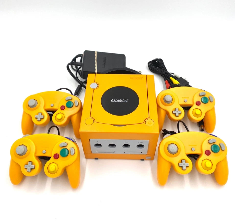 Nintendo GameCube Console NGC Console Various Colors + Controller + Wires Bundle